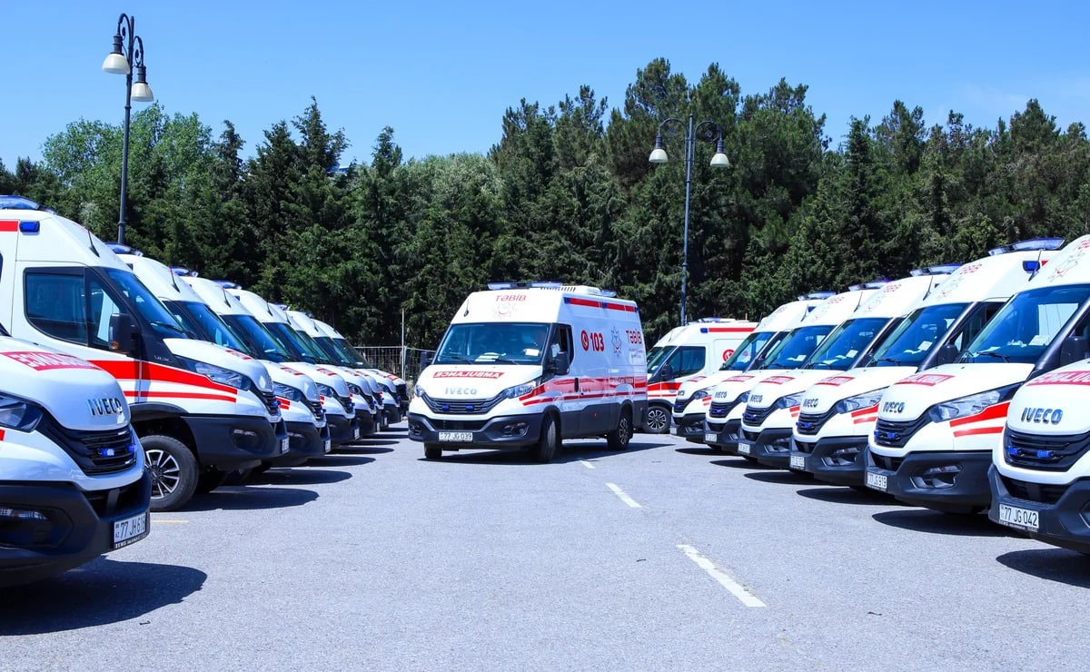 Regionlara 25 yeni ambulans və reanimobil verildi -