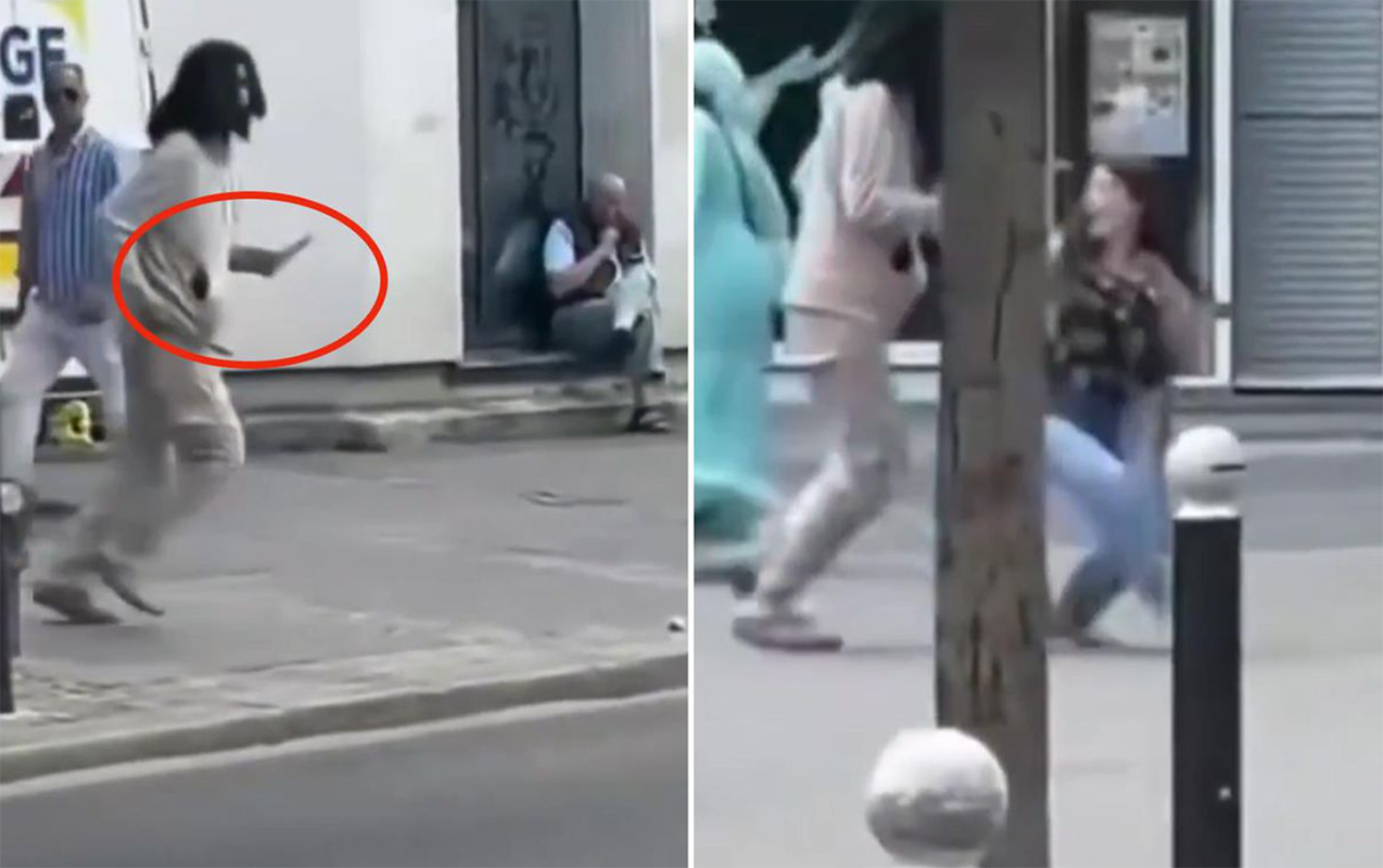 “Allah əmr etdi” deyib üç qadını bıçaqladı - Video