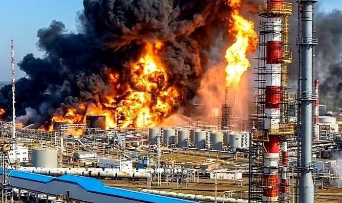 Украина атаковала НПЗ, танкеры и паромы России