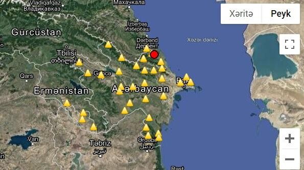 Magnitude 4.9 earthquake hits Azerbaijan’s Guba district