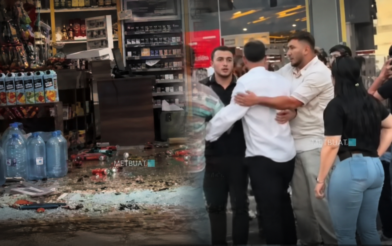 Masazırda spirtli içki üstündə insident - Saxlanılan var+Video
