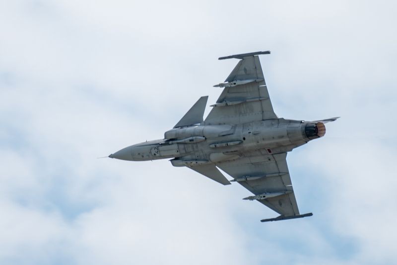 В Венгрии разбился истребитель Gripen
