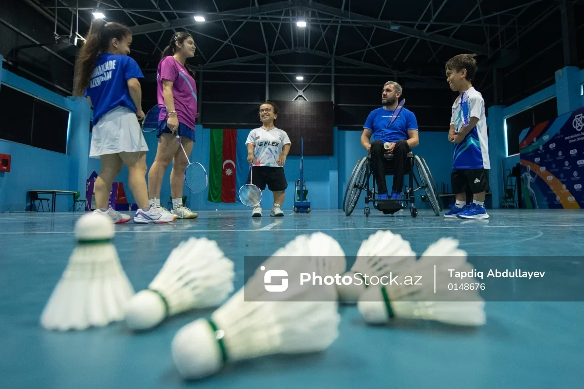 Əlilliyi olan şəxslərin cəmiyyətə inteqrasiyası: Paralimpiya badmintonçuları ilə FOTOREPORTAJ