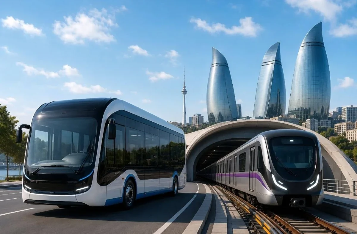 В Азербайджане будут функционировать беспилотные автобусы и поезда - ВИДЕО