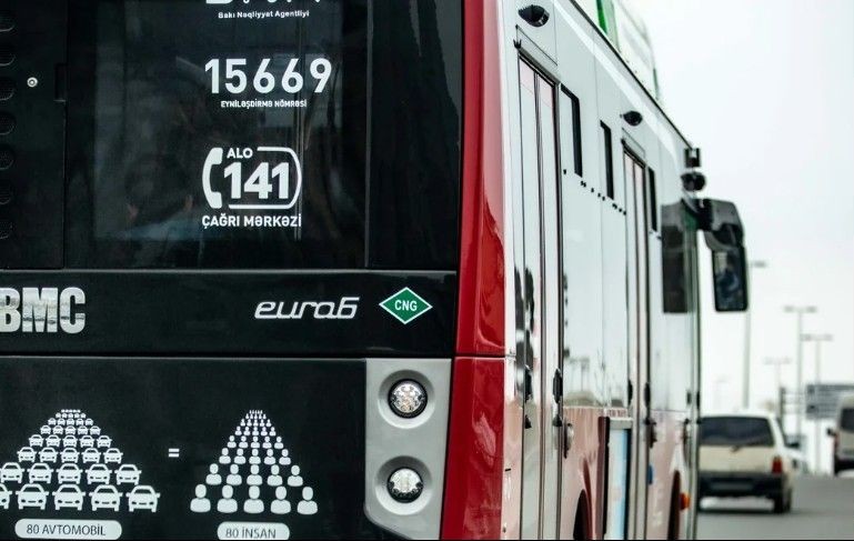 В Баку движение 9 маршрутов организовано по альтернативным улицам