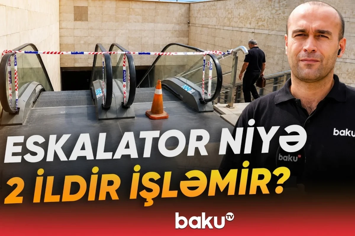 Bulvara gedən yoldakı eskalatordan hansı qurum məsuldur? - VİDEO