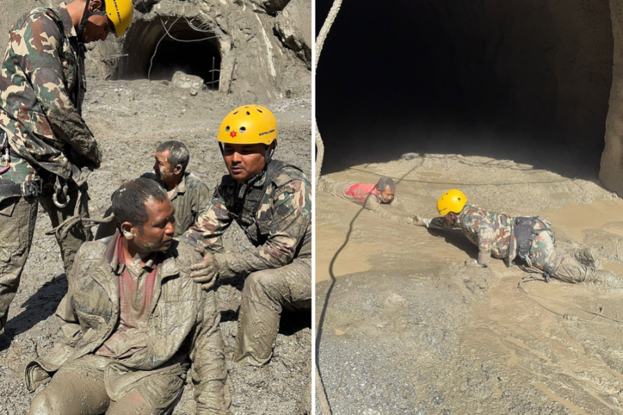 Hərbçilər tunellərdə SES işçilərini axtarırlar - 934 nəfər yoxa çıxıb