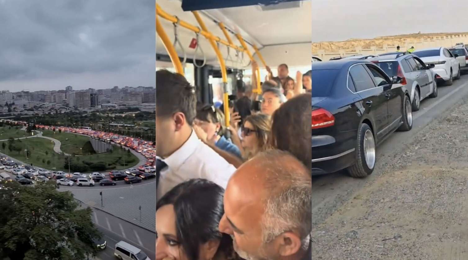 İflic Bakı, etiraz edən deputatlar və acı gerçək: Tıxac dəhşəti hər gün şiddətlənir