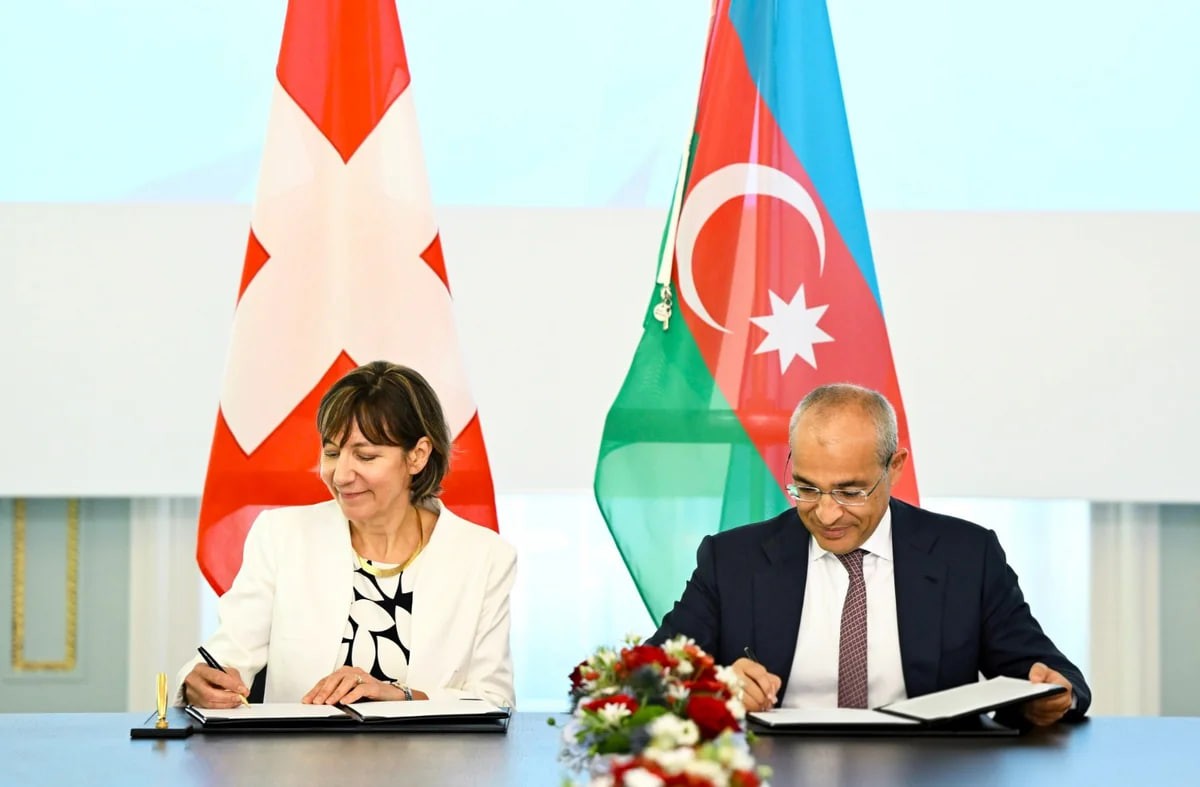 Azərbaycanla İsveçrə arasında protokol imzalandı –