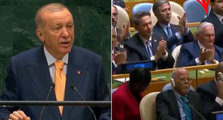 Ərdoğan çıxış etdi: O isə hönkür-hönkür ağladı -