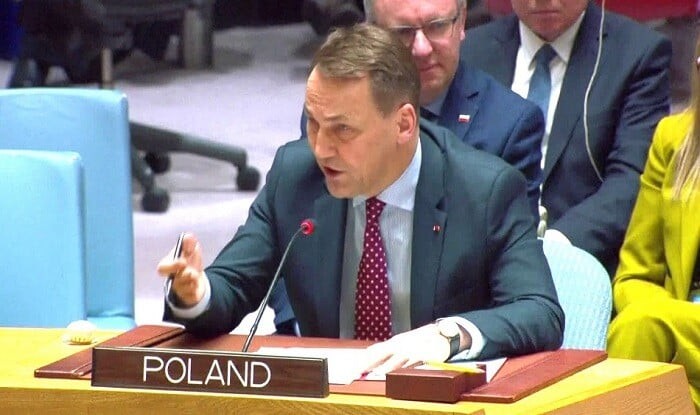 Polish FM urges Russia to end Ukraine war at UN - Video