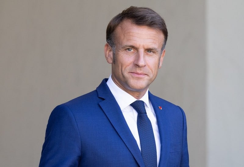 Makron Trampın xəritəsinə cavab verdi: