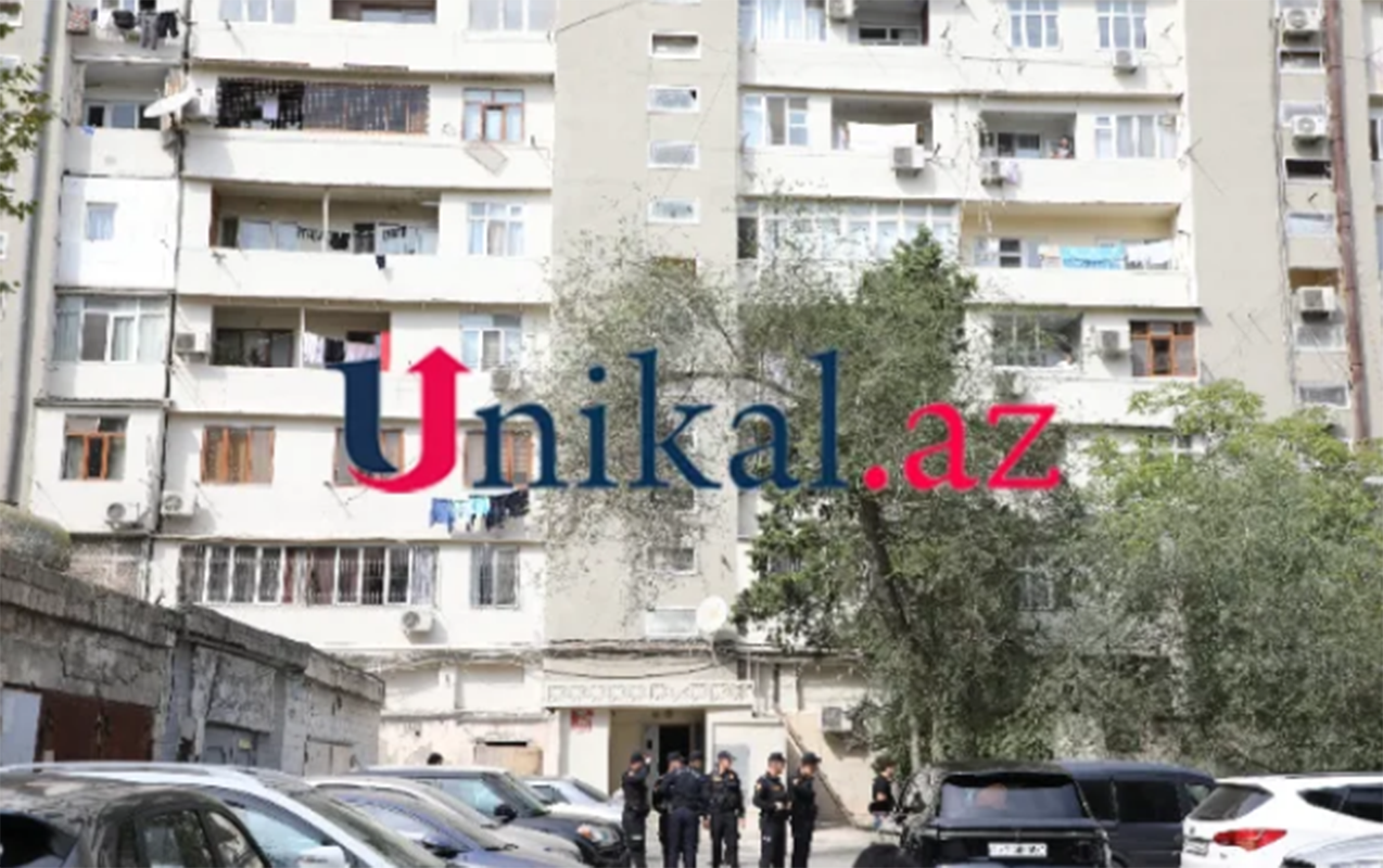 Bakıda oğlunu öldürən qadın özünü binadan atdı