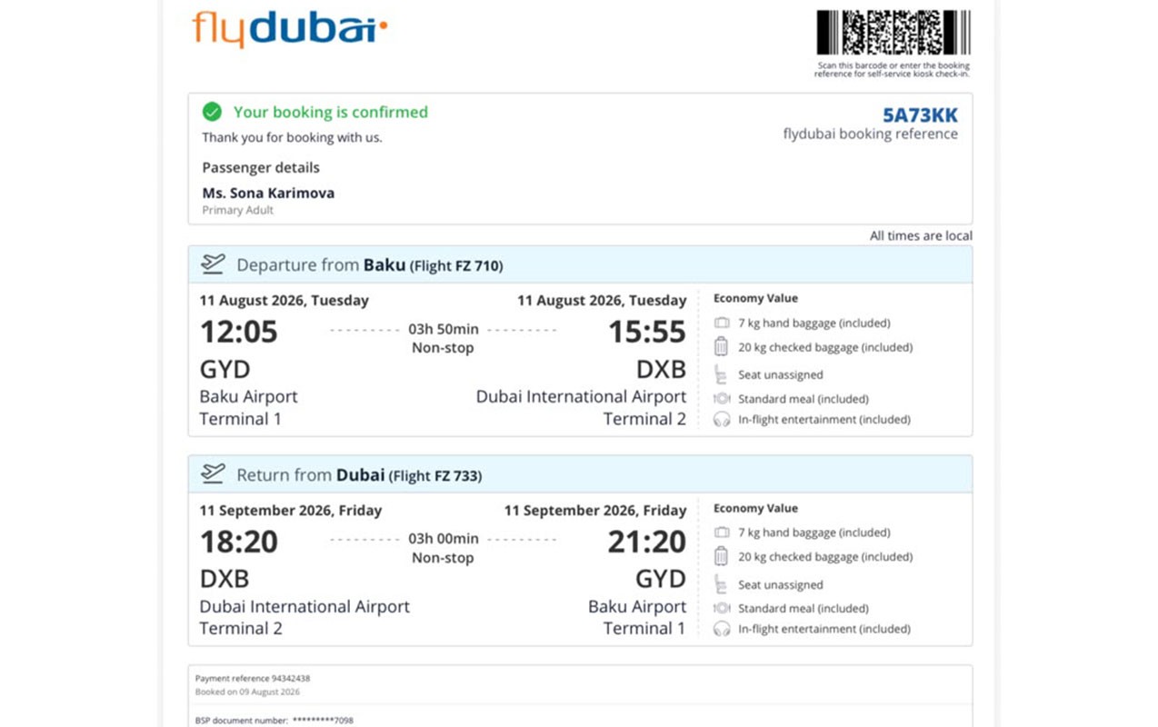 “Əlimizin içini iyləməliydik ki, bunlar reys dəyişdirir?” - “Fly Dubay” uçuş saatını dəyişib?