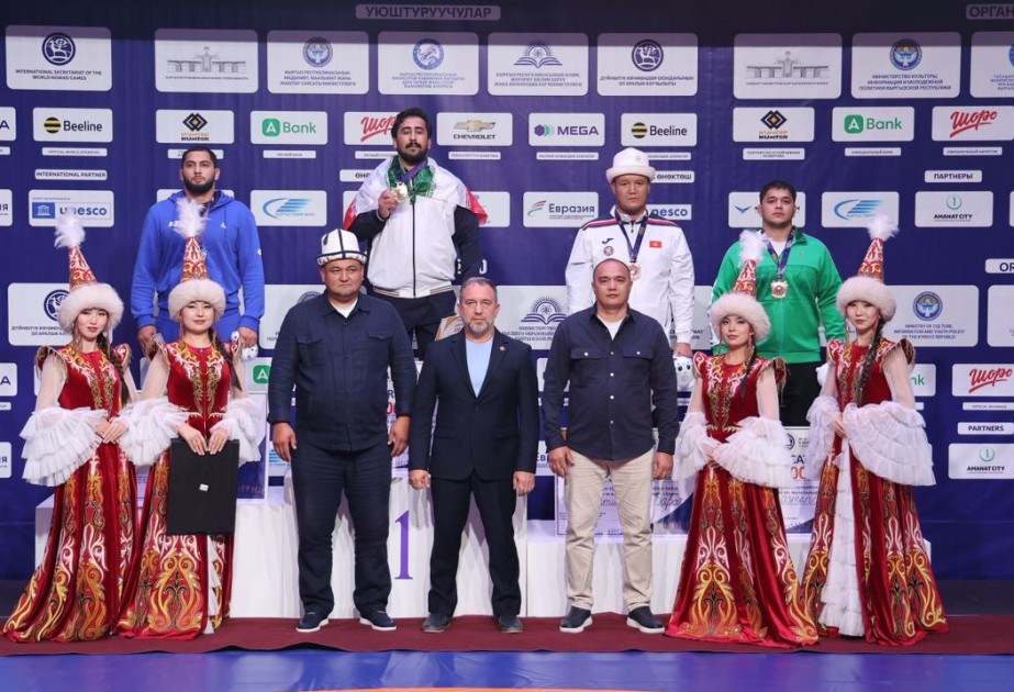 Azerbaijani wrestler clinches silver at 6th World Nomad Games in Kyrgyzstan