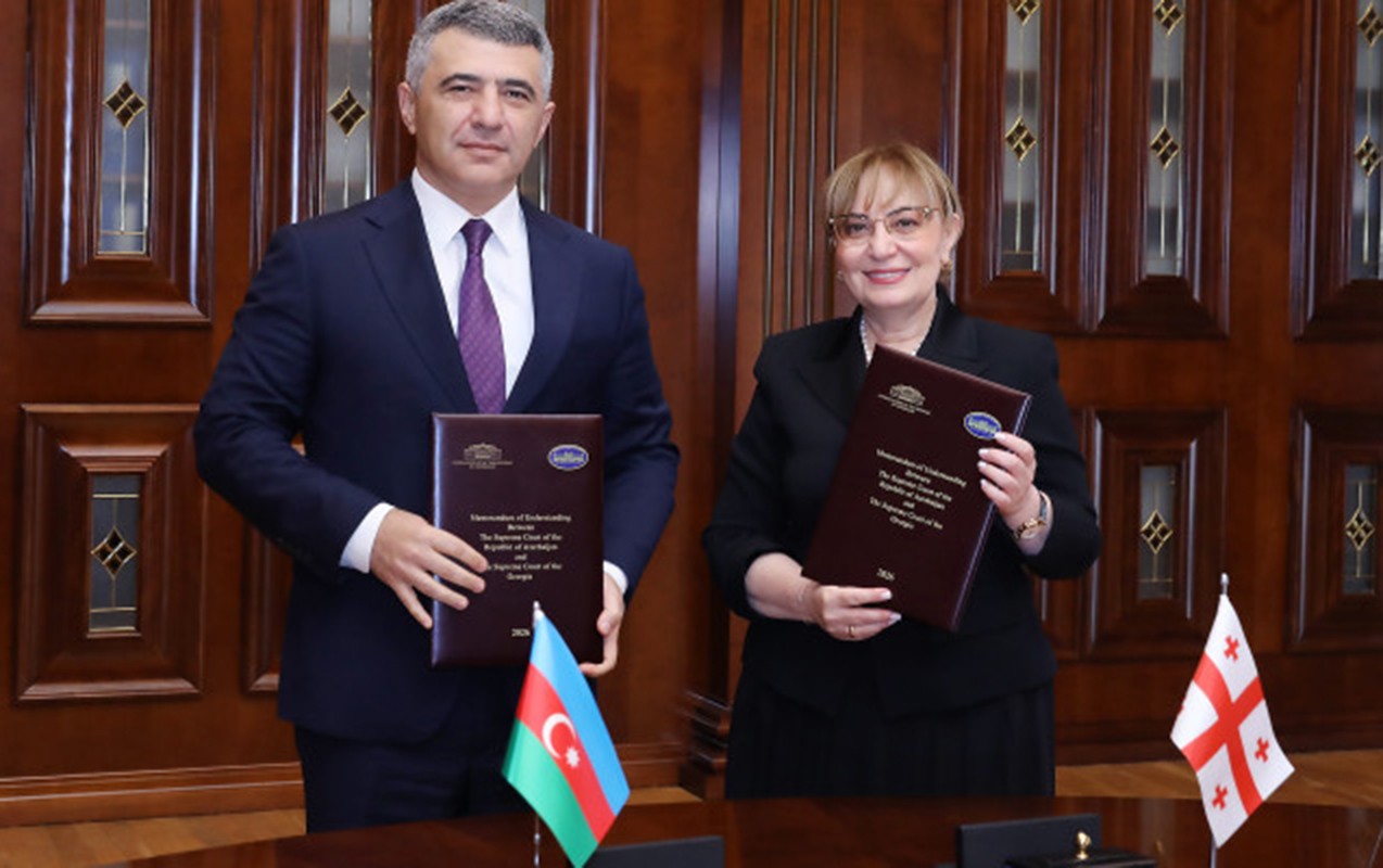 Azərbaycan və Gürcüstan Ali məhkəmələri arasında Memorandum imzalandı -