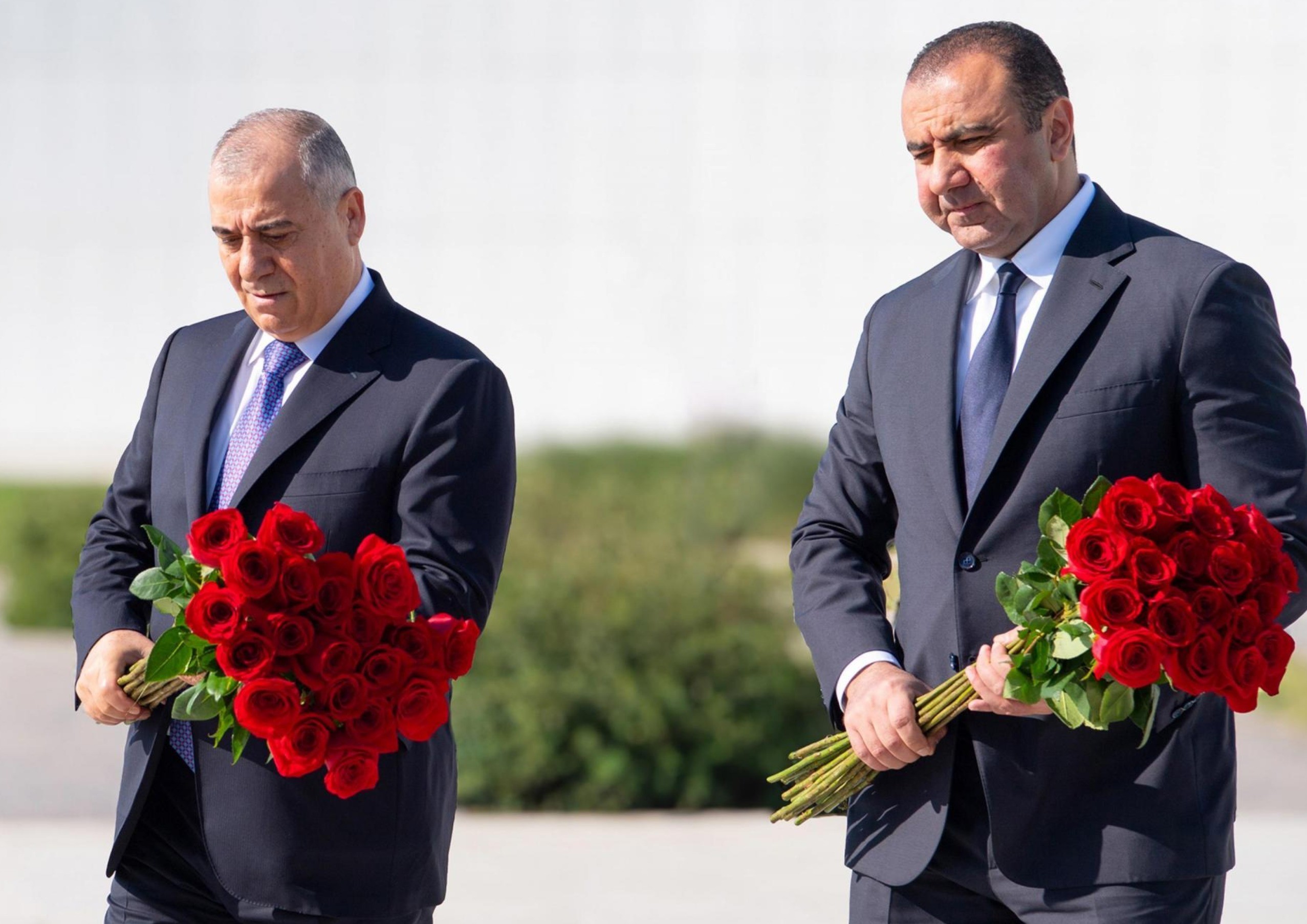 Əli Nağıyev və Orxan Sultanov Zəfər parkını ziyarət etdi - Fotolar