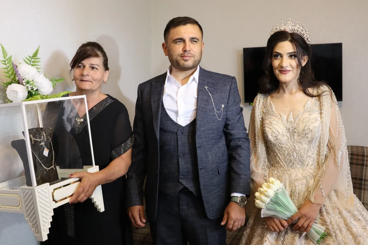 Xocalının Seyidbəyli kəndində ilk toy: Qazi evlənir - FOTO