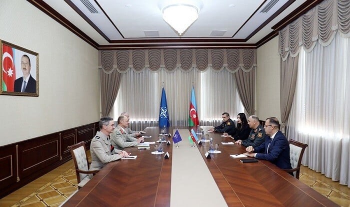 Colonel General Valiyev meets with NATO delegation
