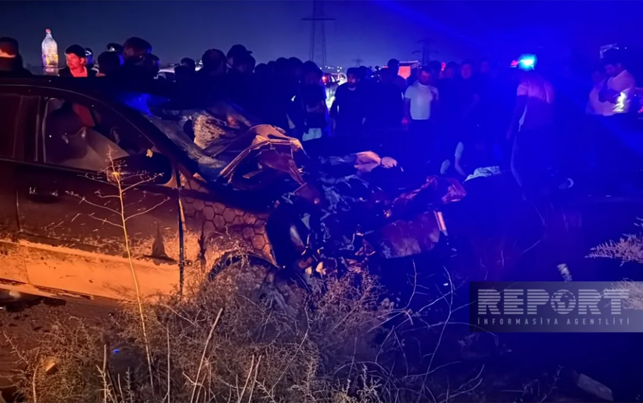 Masazırda motosikletlə avtomobil toqquşdu - Ölənlər var - Fotolar