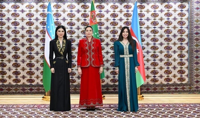 Leyla Aliyeva attends trilateral meeting in Ashgabat - Photo