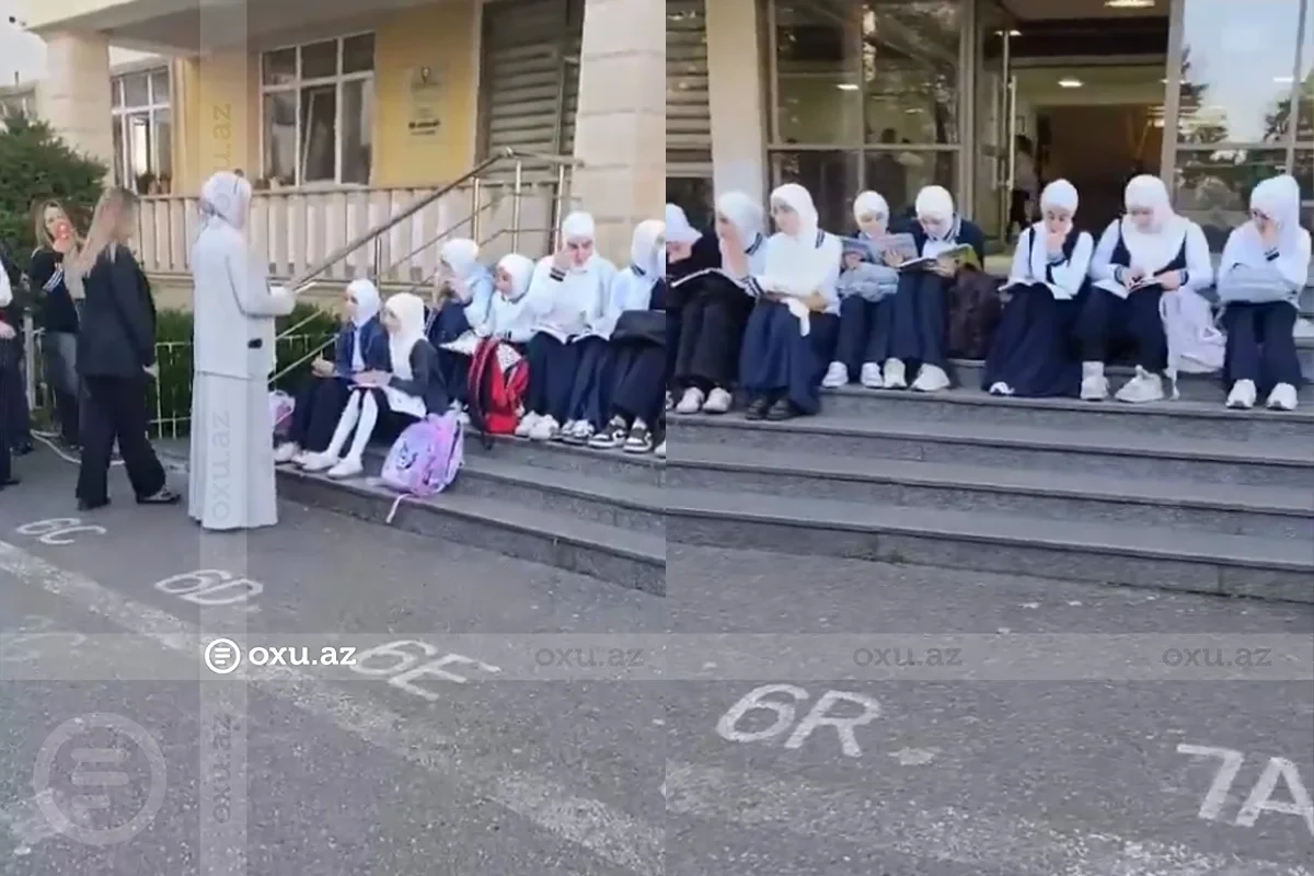 Məktəbdəki görüntülər həqiqəti ortaya qoyur: Müəllim nə üçün vahid geyim qaydasına əməl etməlidir? - Video