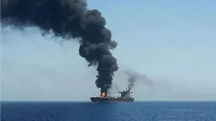 Hörmüz boğazında tanker
