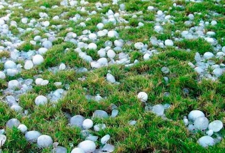 Sədərək rayonuna güclü dolu yağdı