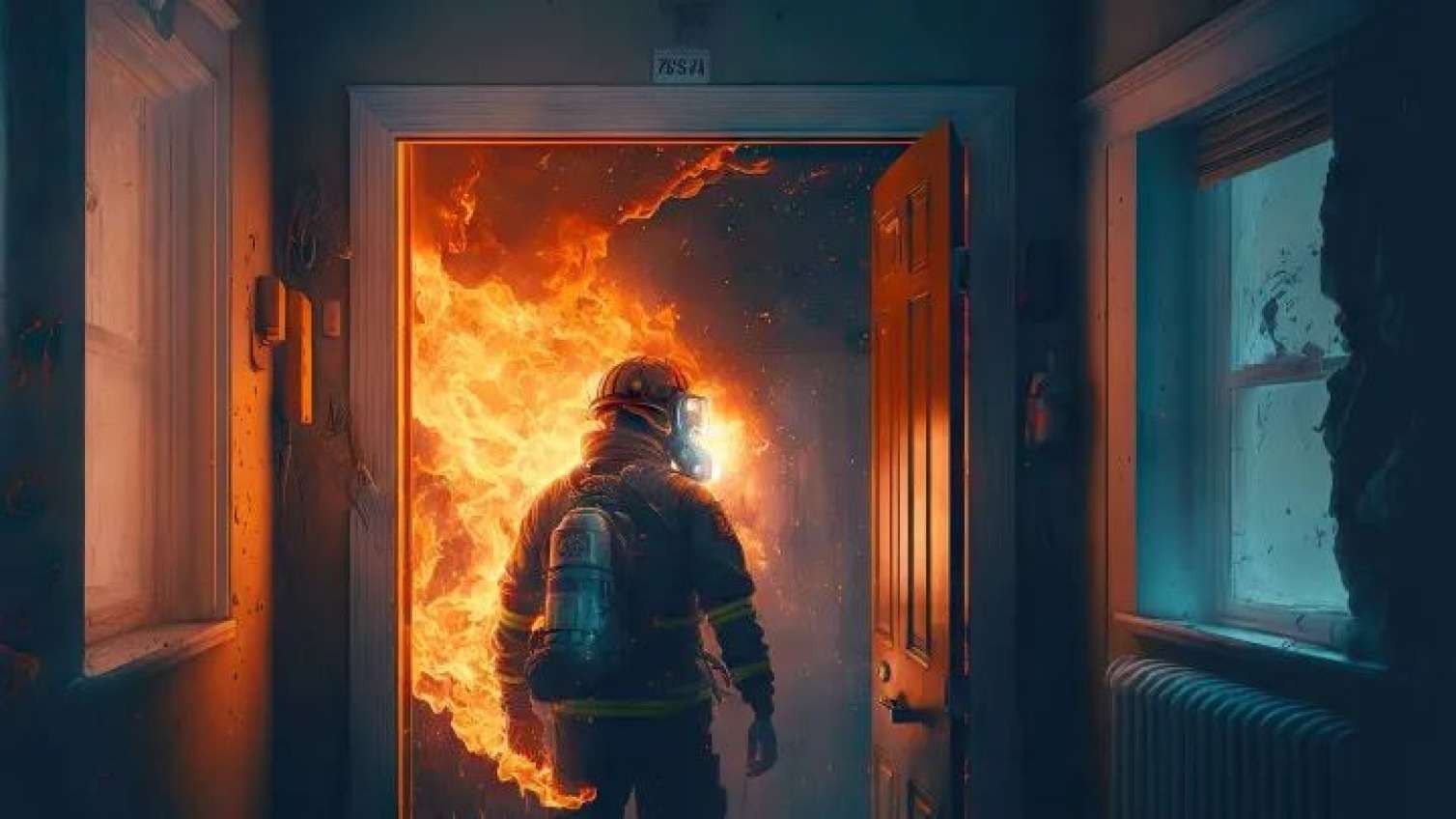 Tovuzda ev yandı: 45 yaşlı qadın öldü