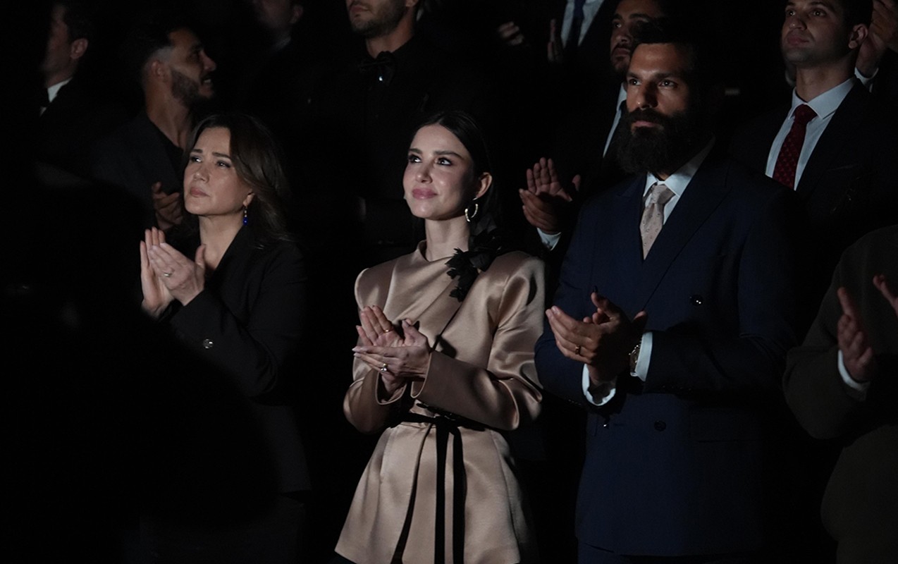 Xanımını Bakıdakı film təqdimatında tək qoymadı - Video - Fotolar