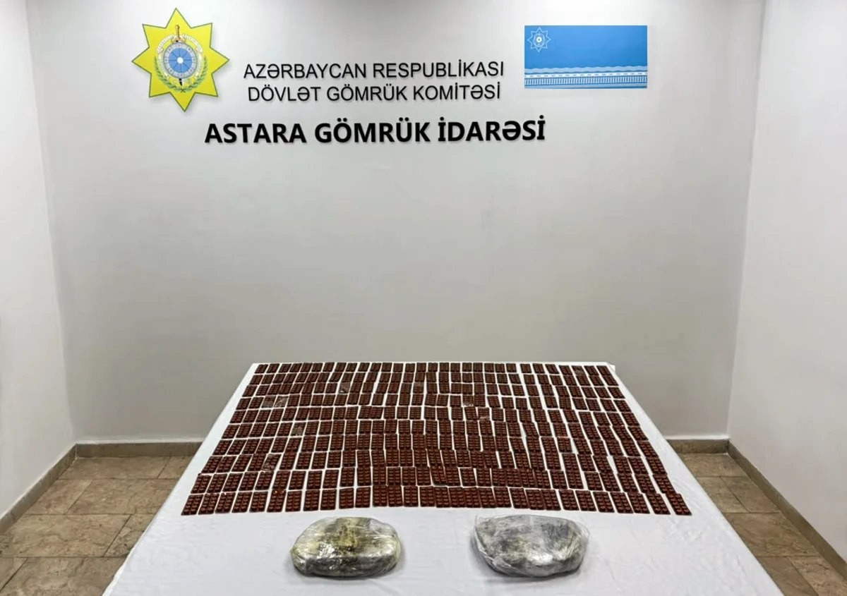 Astara gömrük postunda külli miqdarda heroin və “metadon” həbləri aşkarlandı