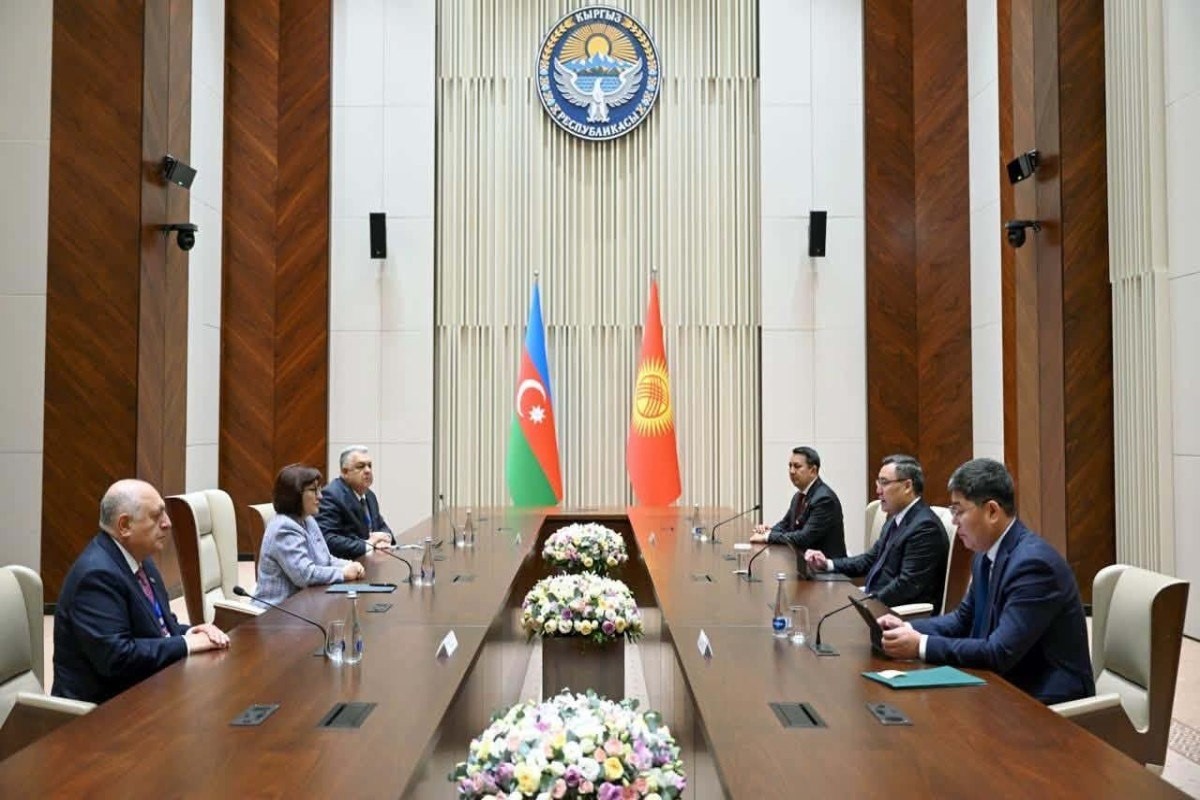 Sahibə Qafarova Qırğızıstan Prezidentinin