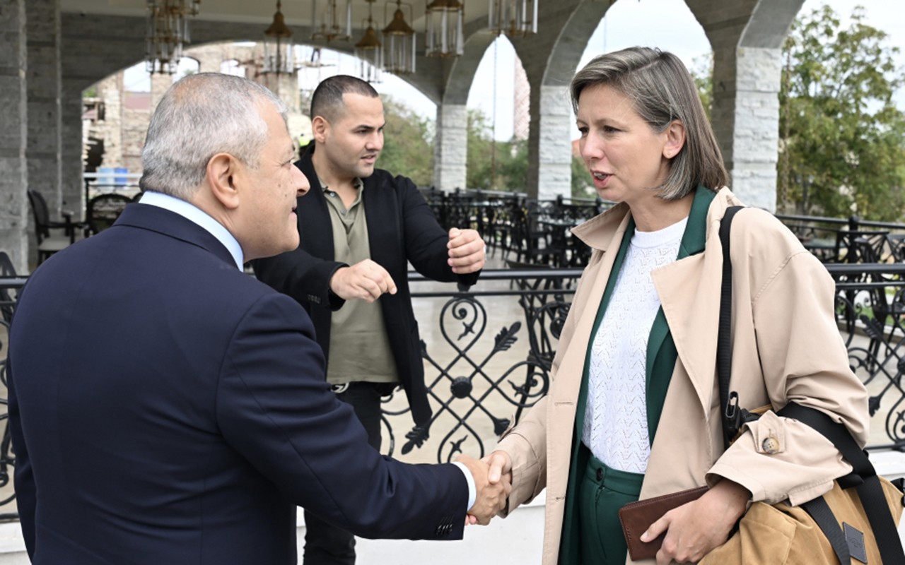 Avropa İttifaqı Şurasının üzvləri Şuşada olublar - Fotolar