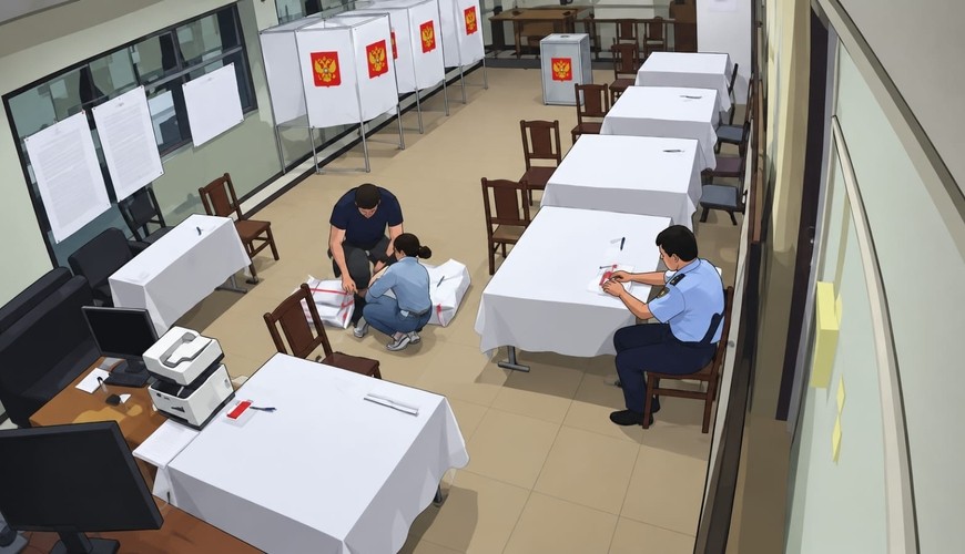Rusiyada polislərin gözü qarşısında saxtakarlıq- seçki bülletenləri dəyişdirildi -