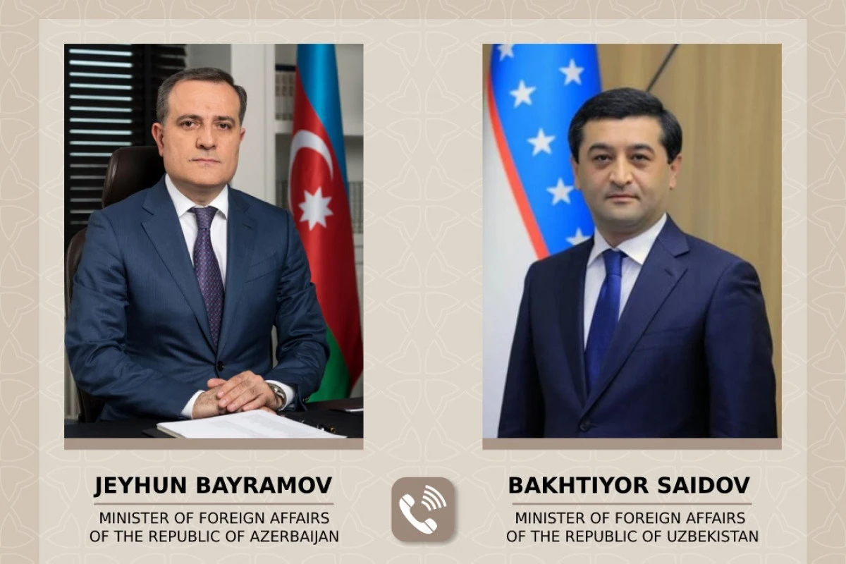 Azerbaijani FM holds phone conversation with Uzbek counterpart