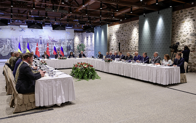 İstanbuldakı danışıqlar başa çatdı - Fotolar - Yenilənib