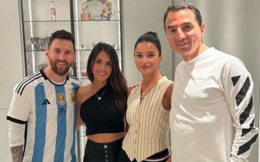 Messi azərbaycanlı iş adamı ilə paylaşım edib