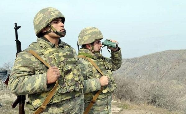 This is how the Azerbaijani soldier protects the lands -