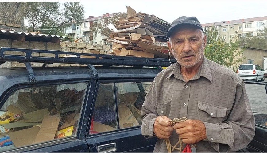 Çörəyi kartondan çıxır: Zibilxanalara atdığımız qutularla dolananlar –