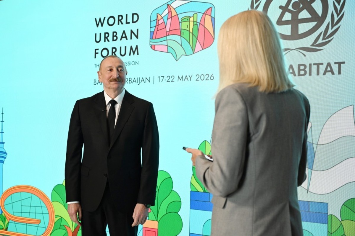 President Ilham Aliyev was interviewed by Euronews TV