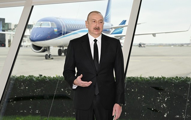 Azerbaijani President meets with family members of AZAL plane crash crew victims and surviving flight attendants