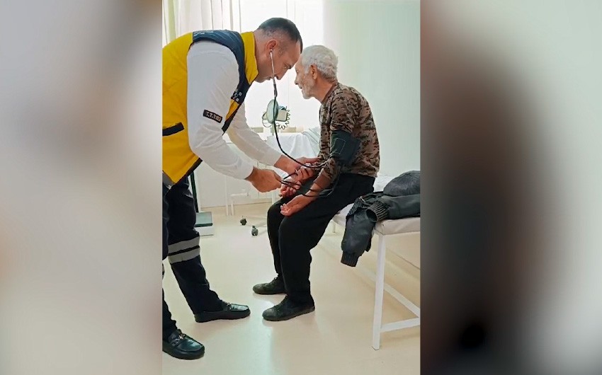 Xankəndidəki poliklinikada ilk erməni sakininə tibbi xidmət göstərilib