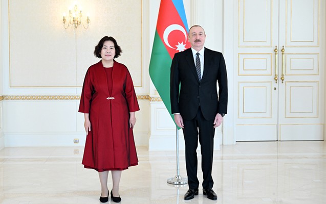 Prezident Çin səfirini qəbul etdi -