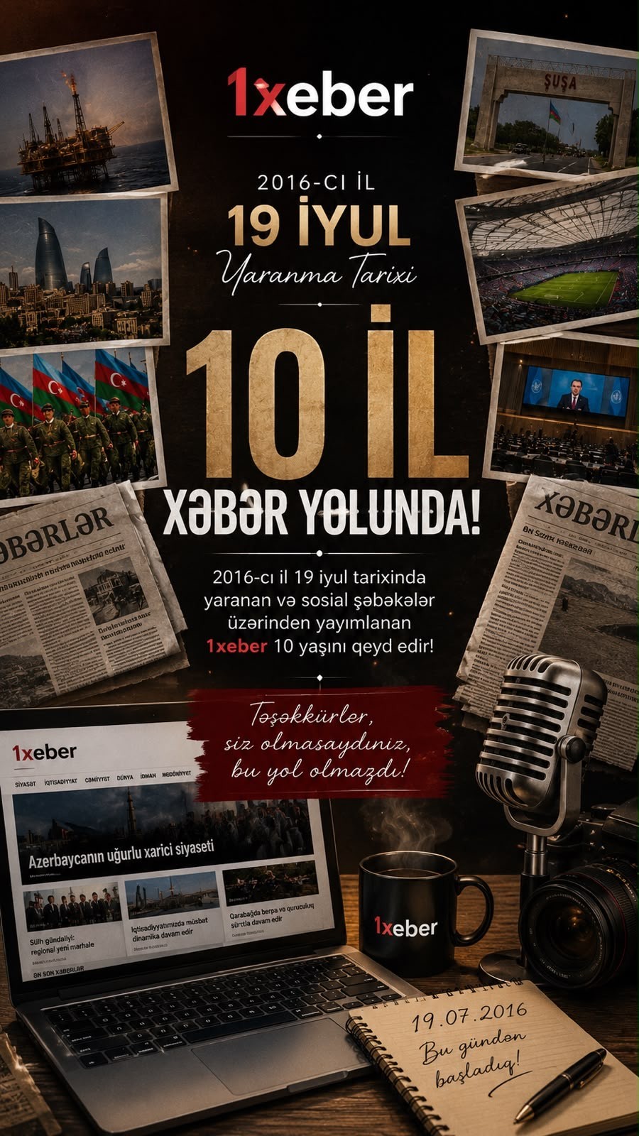 “1xeber” – 10 illik etimad, operativlik və ictimai məsuliyyət yolu