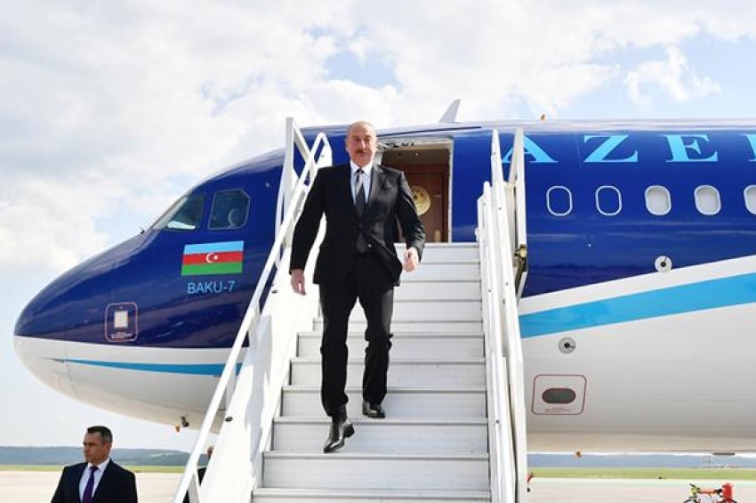 Президент Ильхам Алиев прибыл с визитом в Молдову - <span class="qirmizi">ФОТО</span>