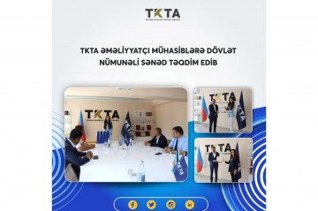 TKTA əməliyyatçı mühasiblərə dövlət nümunəli sənəd təqdim edib