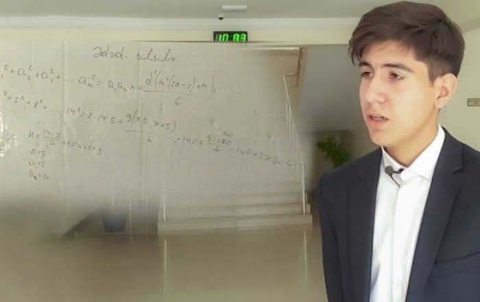 Школьник из Сальяна изобрел новую математическую формулу - ВИДЕО