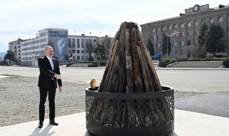 Президент Ильхам Алиев поздравил азербайджанский народ с Новруз байрамы