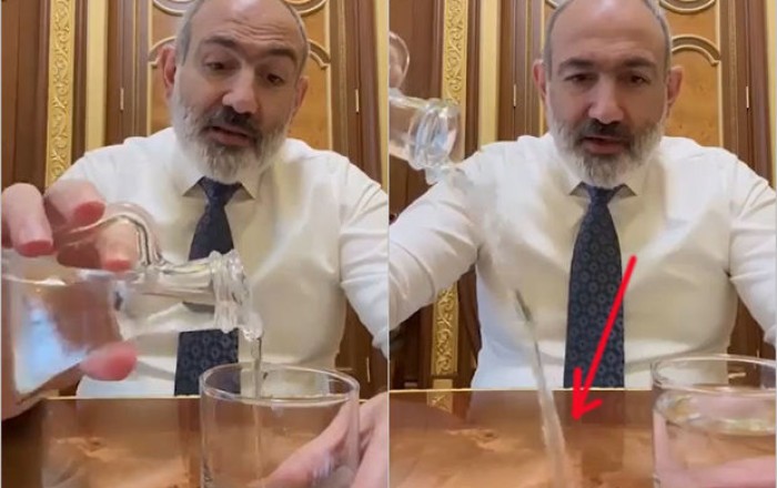 Пашинян пролил воду на стол и одежду: как армянский премьер учит свой народ основам права -