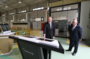 Президент Ильхам Алиев принял участие в открытии малых гидроэлектростанций в Лачыне - ФОТО